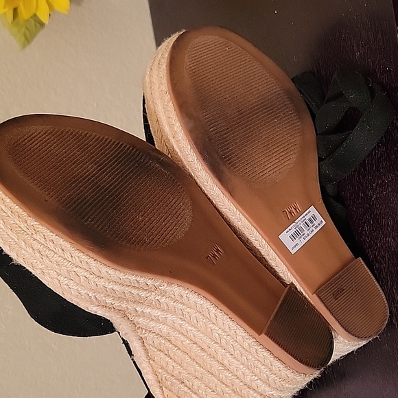 Torrid black ankle wrap espadrilles size 7WW - Picture 6 of 8